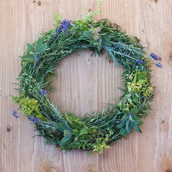 Gorgeous Culinary Herb Wreath